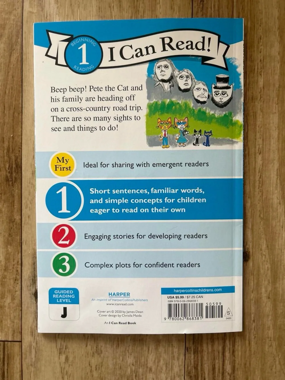 📚 Pete the Cat's Family Road Trip, softcover book
